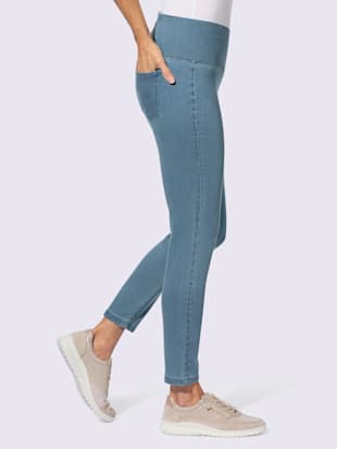 Legging en jean ceinture haute chevauchante (Image 2)