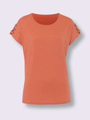 T-shirt à encolure ronde couleurs faciles à assortir