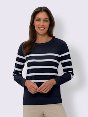 Pull encolure ronde pur coton