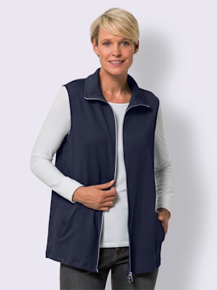 Gilet long poches pratiques