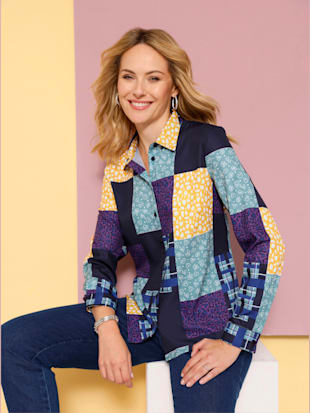 Chemisier motif patchwork (Image 1)