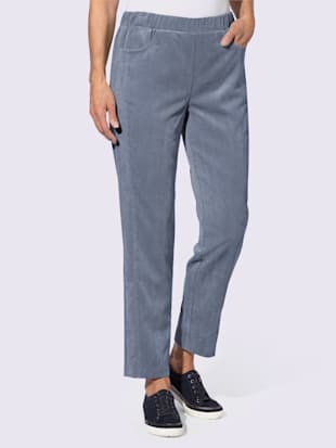 Pantalon velours coutures de séparation affinantes