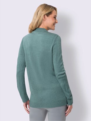 Veste longue en tricot qualité bouclé légère (Image 3)