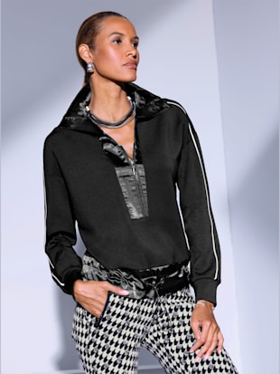 Sweatshirt mélange de modal doux