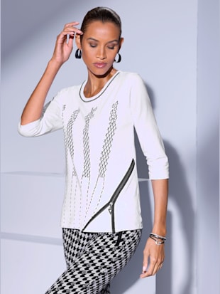 T-shirt à manches 3/4 95% coton (Image 1)