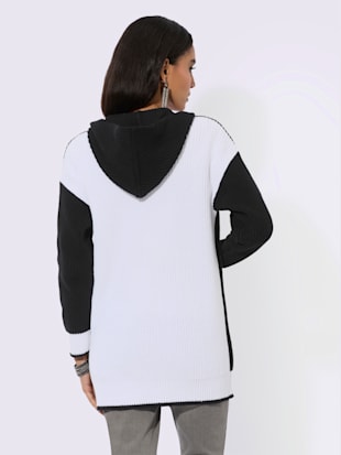 Veste à capuche en tricot 100% coton (Image 4)