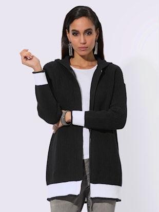 Veste à capuche en tricot 100% coton (Image 3)