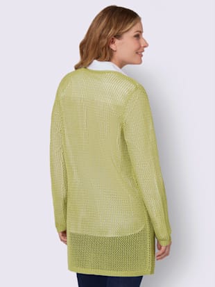 Veste longue en tricot entretien facile