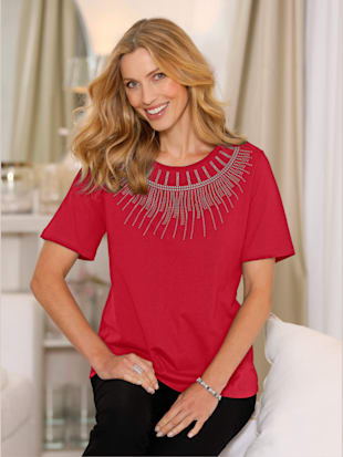 T-shirt imprimé brillant