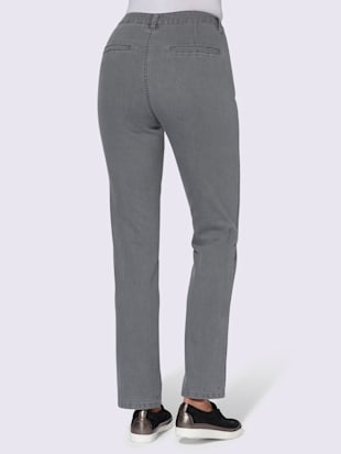 Pantalon extensible deux poches rondes devant