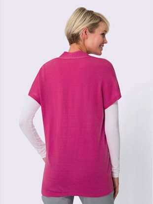 Veste en tricot coupe ouverte affinante