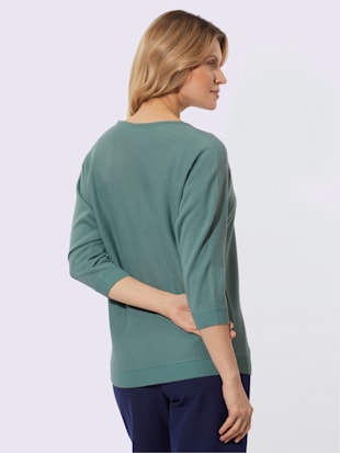 Pull chauve-souris tricoté à l'horizontal (Image 3)