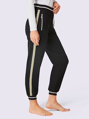 Pantalon en modal et viscose matière sweat