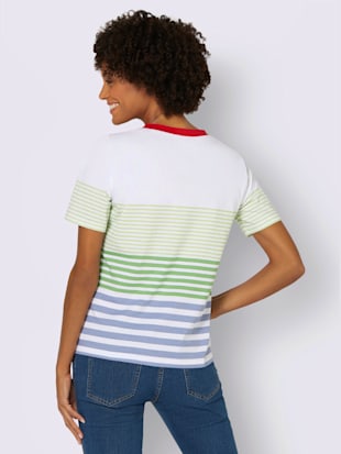 T-shirt à rayures pur coton