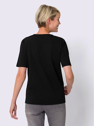 T-shirt à manches courtes imprimé patchwork