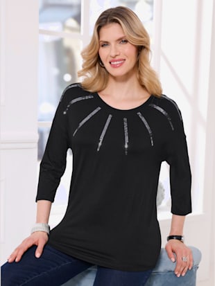 T-shirt à manches 3/4 viscose douce et fluide