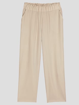 Pantalon large ceinture élastique (Image 4)