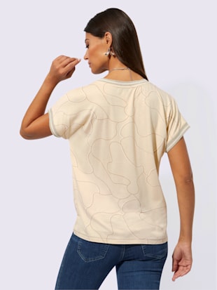 T-shirt à encolure ronde viscose