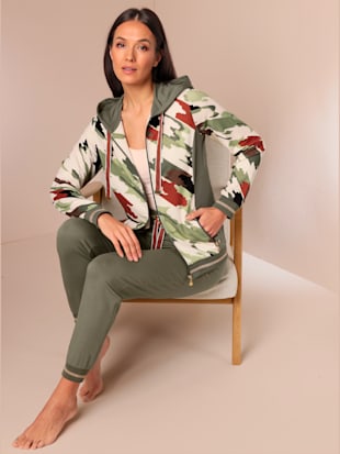 Pantalon en modal et viscose matière sweat (Image 1)