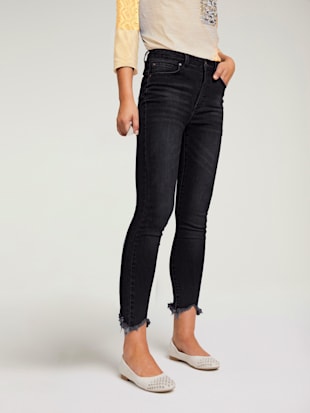 Jeans effet ventre plat coupe skinny tendance