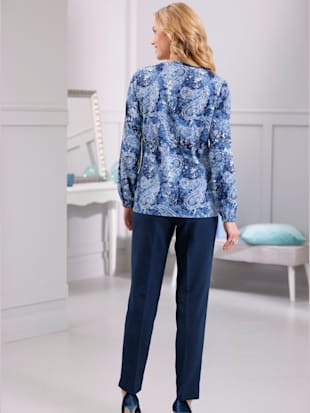 Pantalon féminin léger ceinture élastique cotés