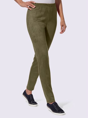 Pantalon imitation cuir velours douce