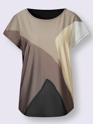 T-shirt coupe décontractée aux épaules