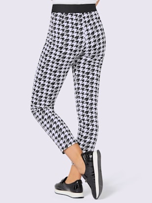 Pantalon imprimé jacquard en jersey tendance