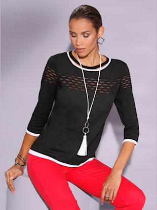 Pull en tricot fin qualité lyocell estivale (Image 1)