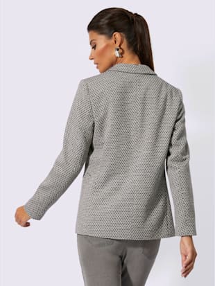 Blazer jacquard qualité jacquard bicolore