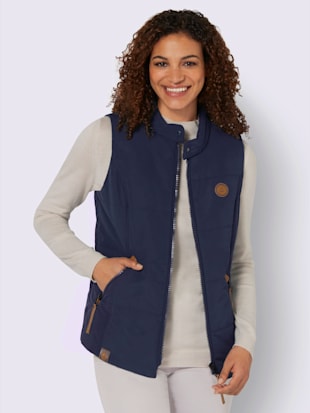 Gilet détails en qualité lisse