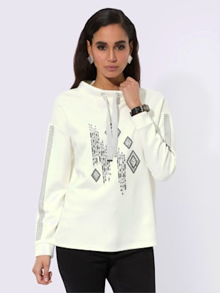 Sweatshirt à capuche mélange de modal doux (Image 1)
