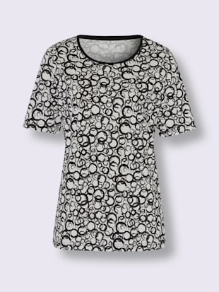 T-shirt à encolure ronde motif imprimé