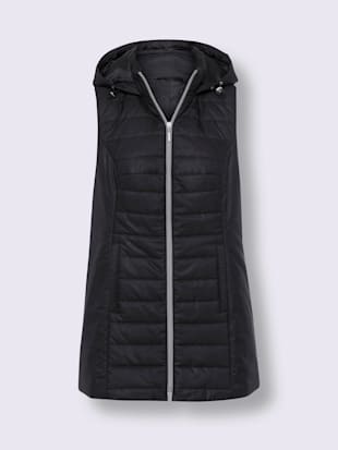 Gilet long doublée et matelassée