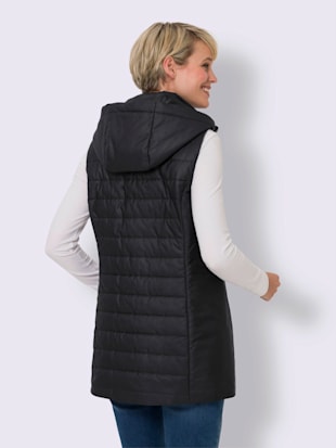 Gilet long doublée et matelassée