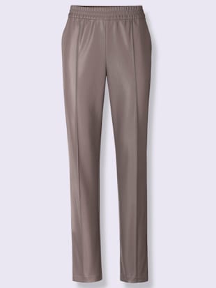 Pantalon en imitation cuir imitation cuir souple