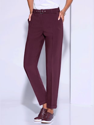 Pantalon tailleur livré avec ceinture (Image 1)