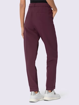 Pantalon tailleur livré avec ceinture (Image 4)