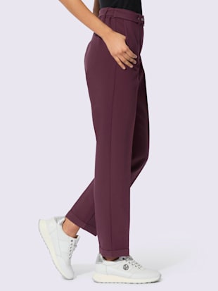 Pantalon tailleur livré avec ceinture (Image 3)