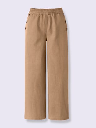 Jupe culotte qualité coton - couleur chamois - 50 - WITT