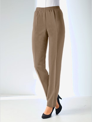 Pantalon féminin léger ceinture élastique cotés