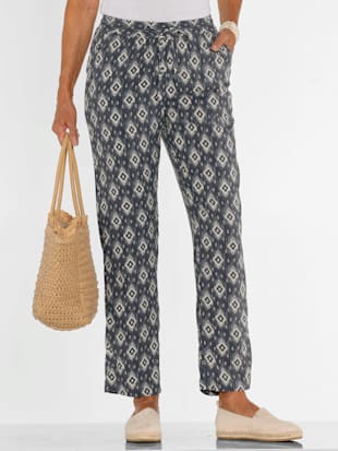 Pantalon motif ethnique tendance