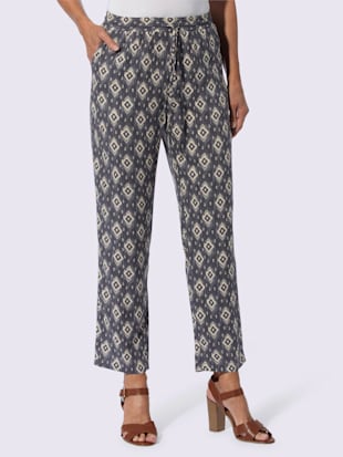 Pantalon motif ethnique tendance