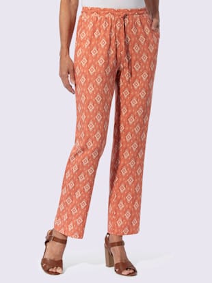 Pantalon motif ethnique tendance