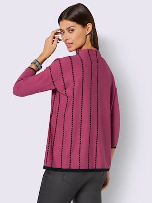 Pull col montant mélange de viscose doux