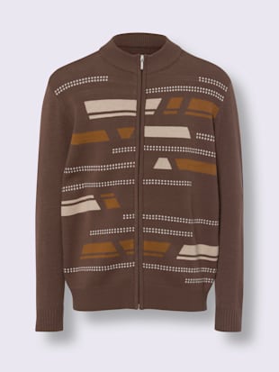 Veste en tricot col montant côtelé (Image 4)
