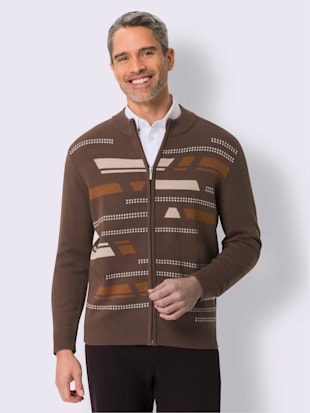 Veste en tricot col montant côtelé (Image 2)
