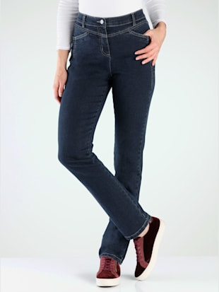 Jean ceinture élastique latérale
