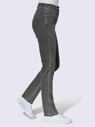 Jean ceinture élastique latérale