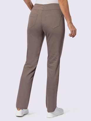 Pantalon avec ceinture large élastique et poches